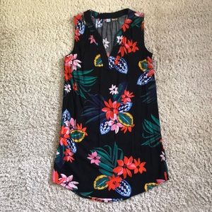 Old Navy Sleeveless Tropical Dress